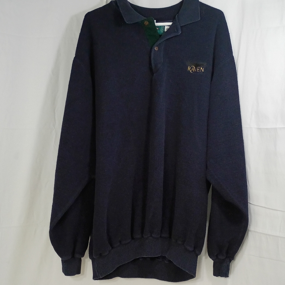 rave Men's Dark Blue Sweater